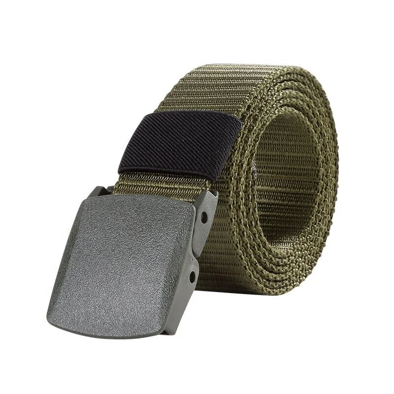 Cheap promotional pure color polyester tactical waist belt
