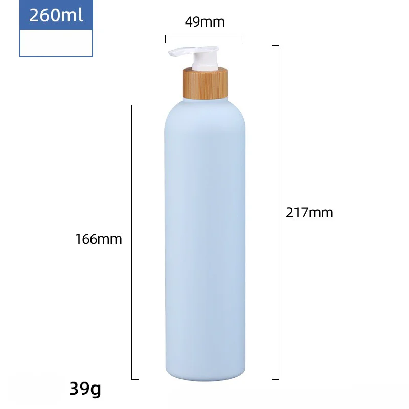 New arrival Eco-friendly green HDPE 200ml 300ml 400ml 500ml Soft Body Lotion Shampoo plastic pump Bottle