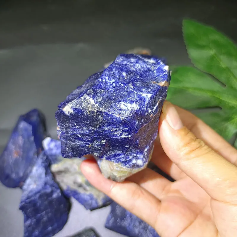 Sodalite  Rough Stones Natural Healing Crystal Mineral Specimen Sodalite  Raw Stones for Collection