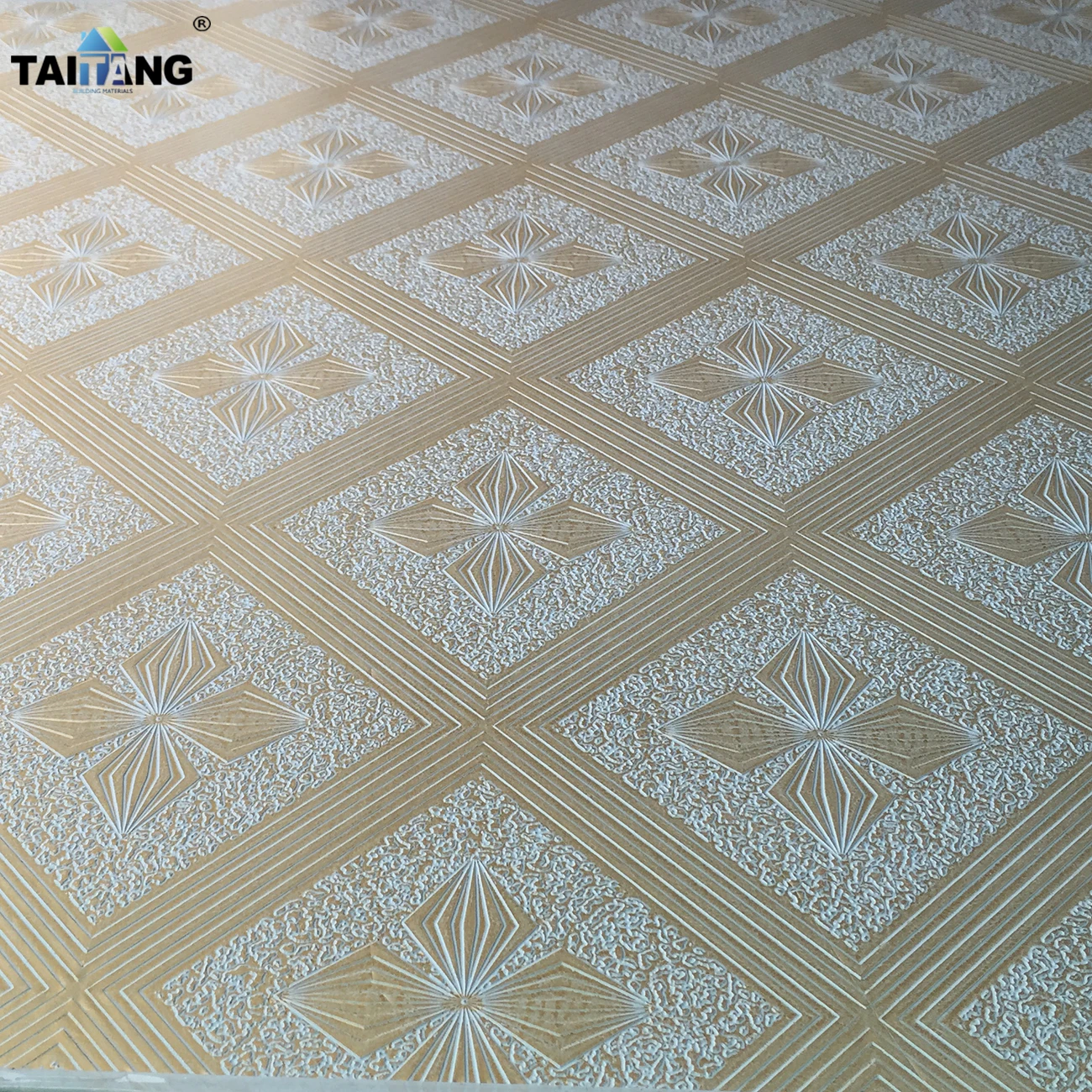 Panama Gypsum Ceiling Tiles 600X600 Cielo Razo Pvc Techo De Yeso