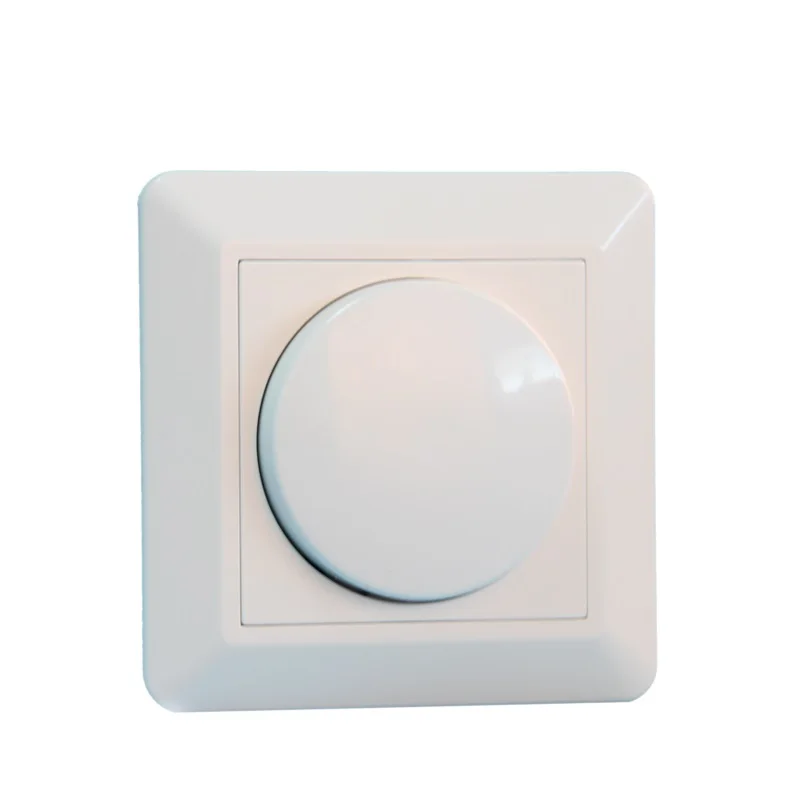 EU style 220V 150W Rotary knob Triac Leading Edge Smart Dimmer Switch
