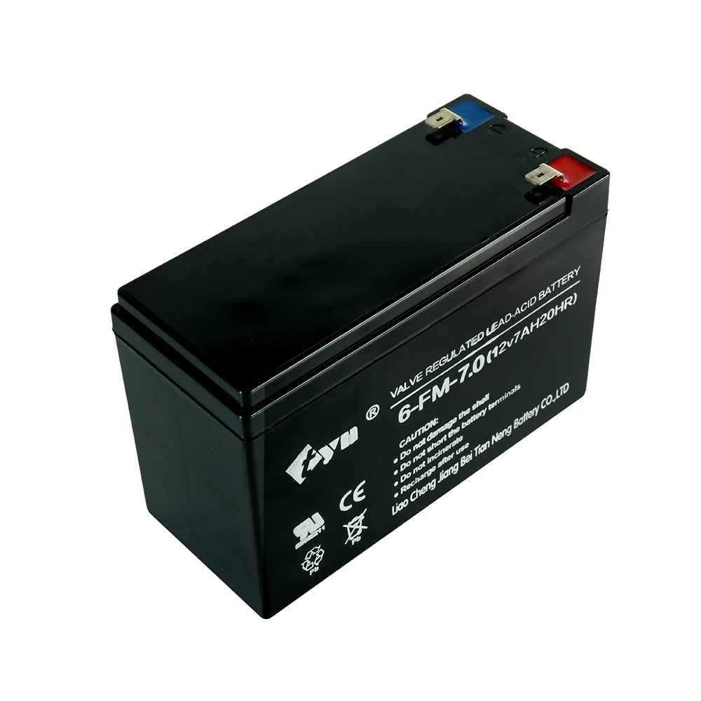 LCD 12V 7Ah Lead Acid Battery Pack Deep Cycle for Solar Home UPS Carts Lighting Power Storage 12v9ah