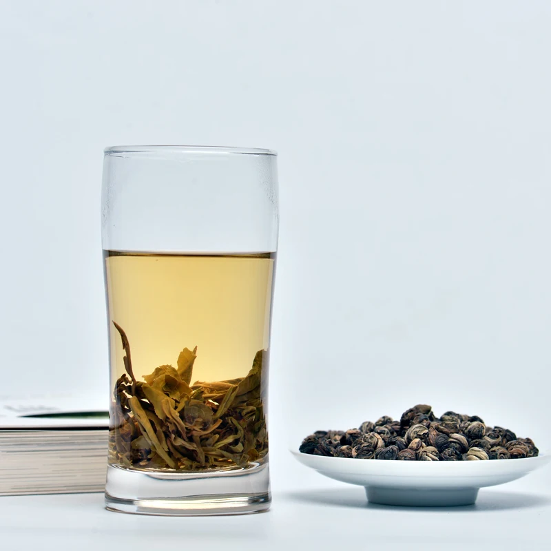 Wholesale Chinese Best Jasmine Green Tea Brand Dragon Pearls Tea