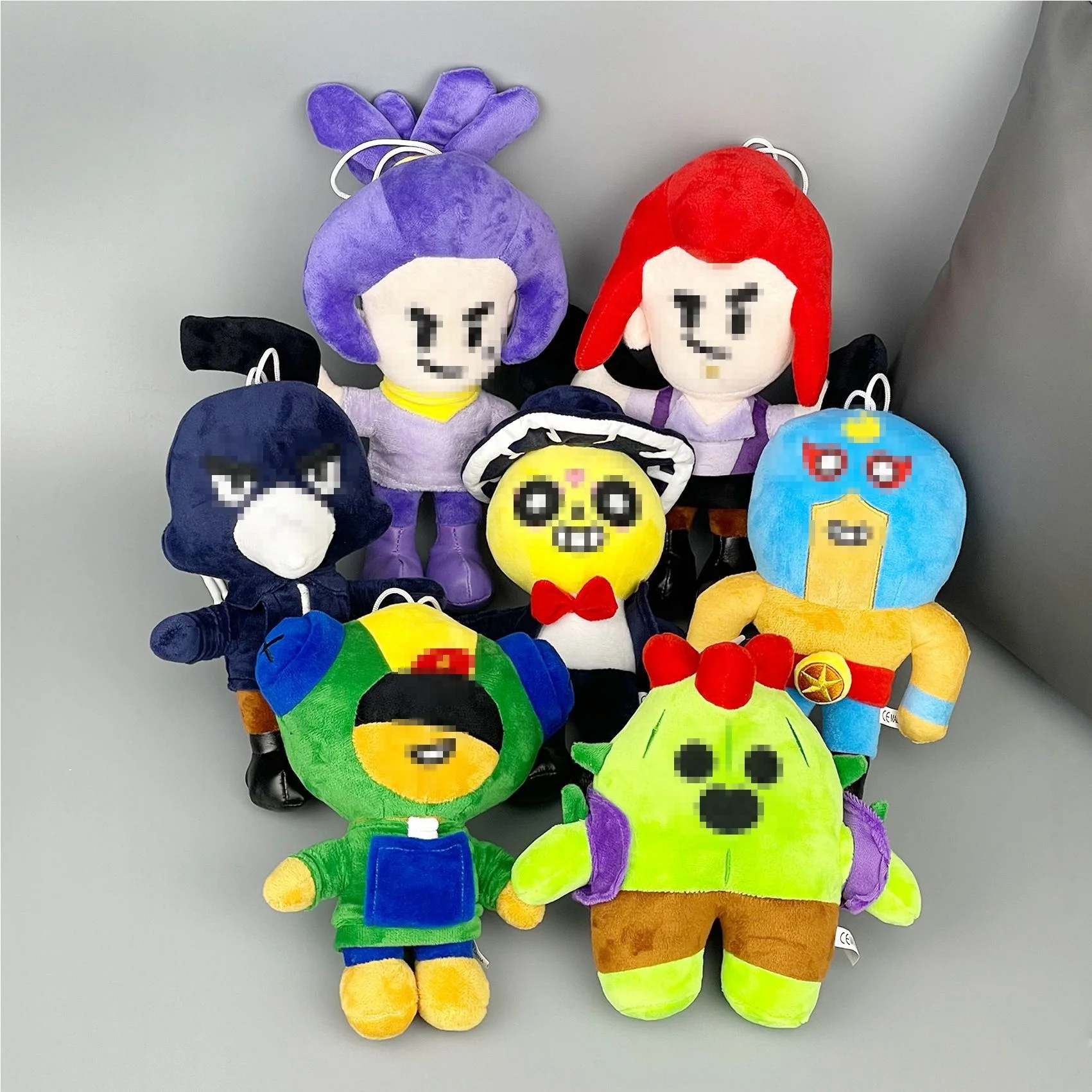 2024 Aolan Brawl Stars Series Game Plush Toy Cartoon Cute Spike Cactus Colt Stuffed Plush Toy Gift for Kids Adults