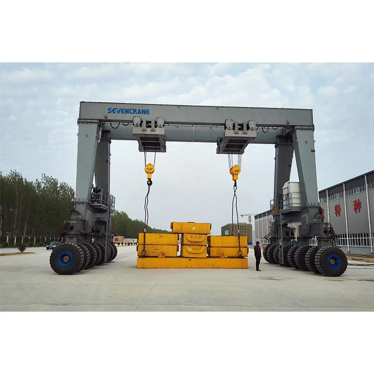 Автокран грузоподъемный 20 тонн 30 40 50 100 резиновый козловой кран цена на rtg