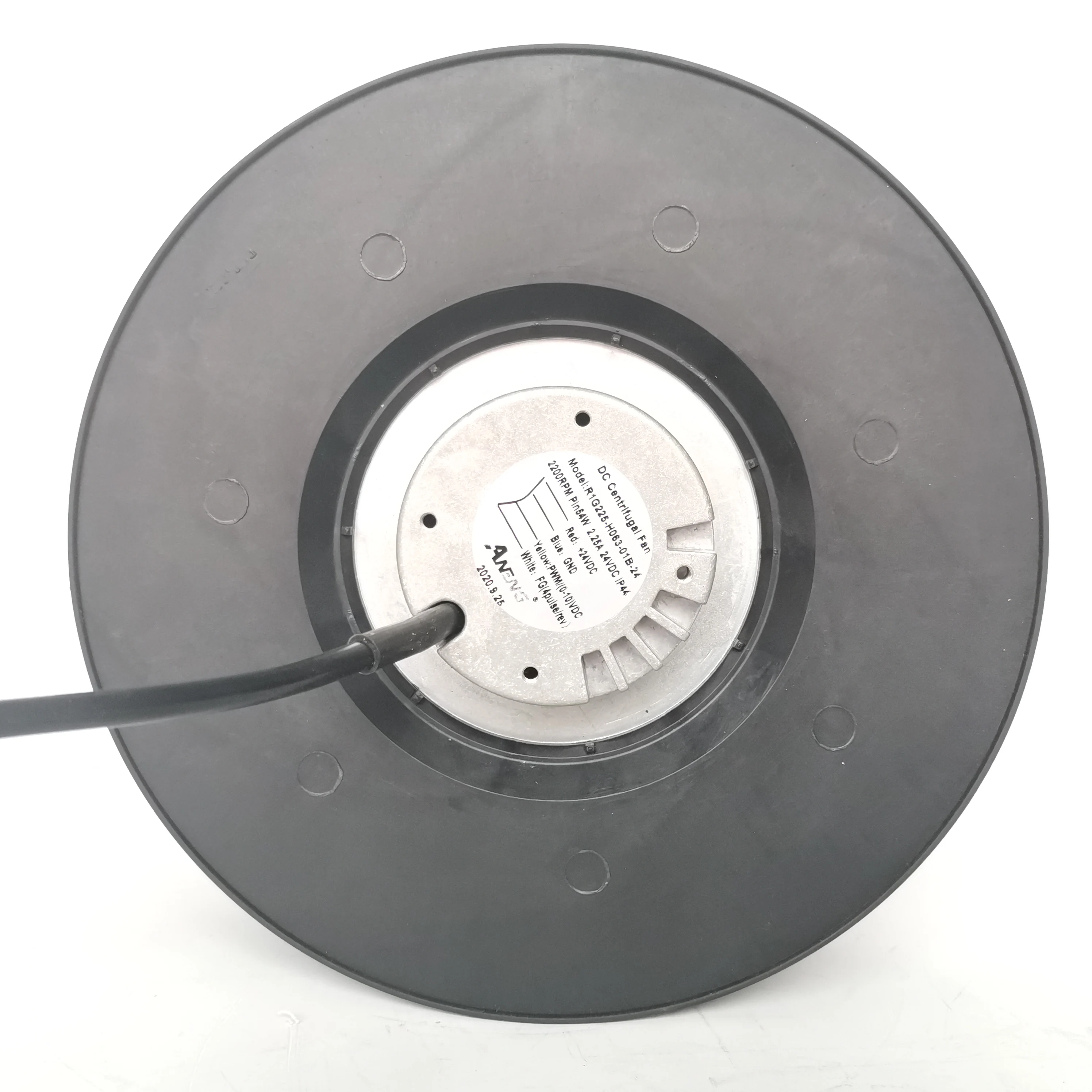 225mm Centrifugal  Dc Fan 24v 48v Industrial Centrifugal Smoke Suction Fan Brushless External Rotor Motor cooling fan