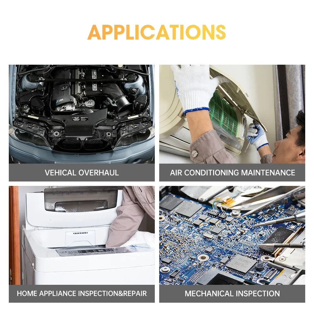 XTOOL XV200 8.5mm HD Endoscope Camera Micro 8 LED Endoscope Inspection Borescope IP67 Engine Inspection Borescope