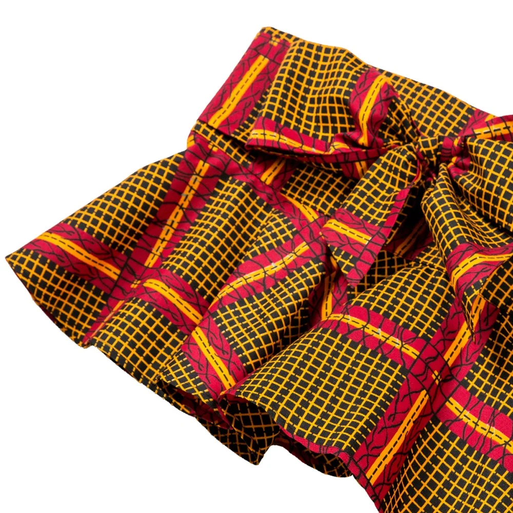 New Fashion Wholesale African Belt Ankara Wax Accessories African Print Fashion Peplum Belt For Women