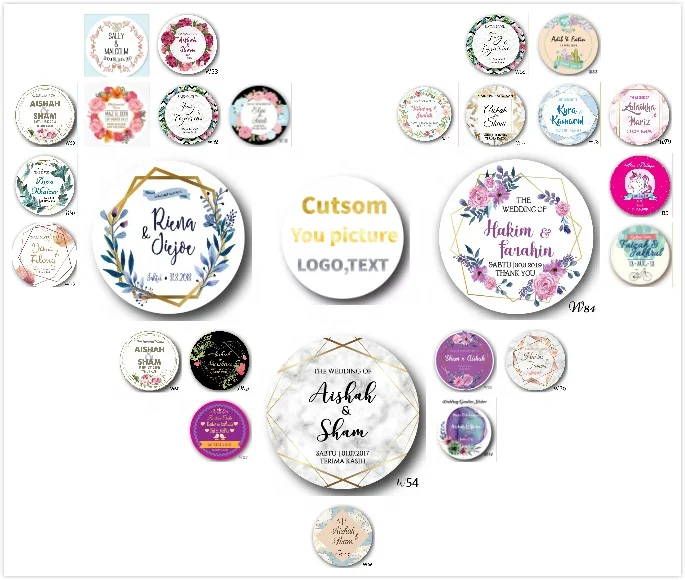 
high quality transparent adhesive labels hand made with love thank you