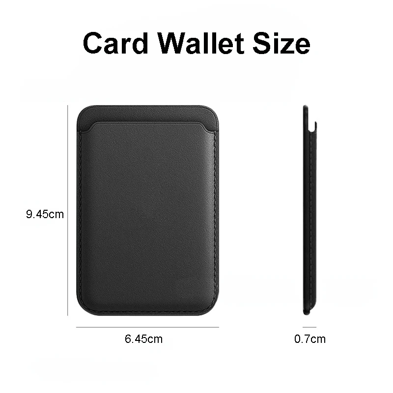 Strong Magnetic Credit Cards Case Leather Wallet Holder for Iphone