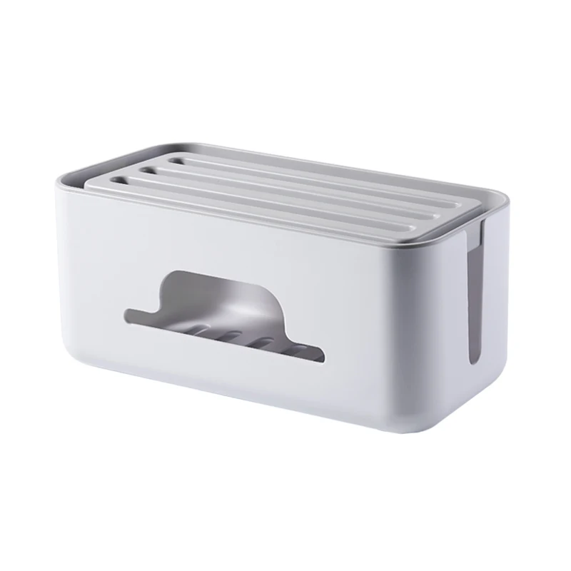 Cable Management Boxes Organiser Plastic Wire Storage Container Power Strip Wire Junction Box
