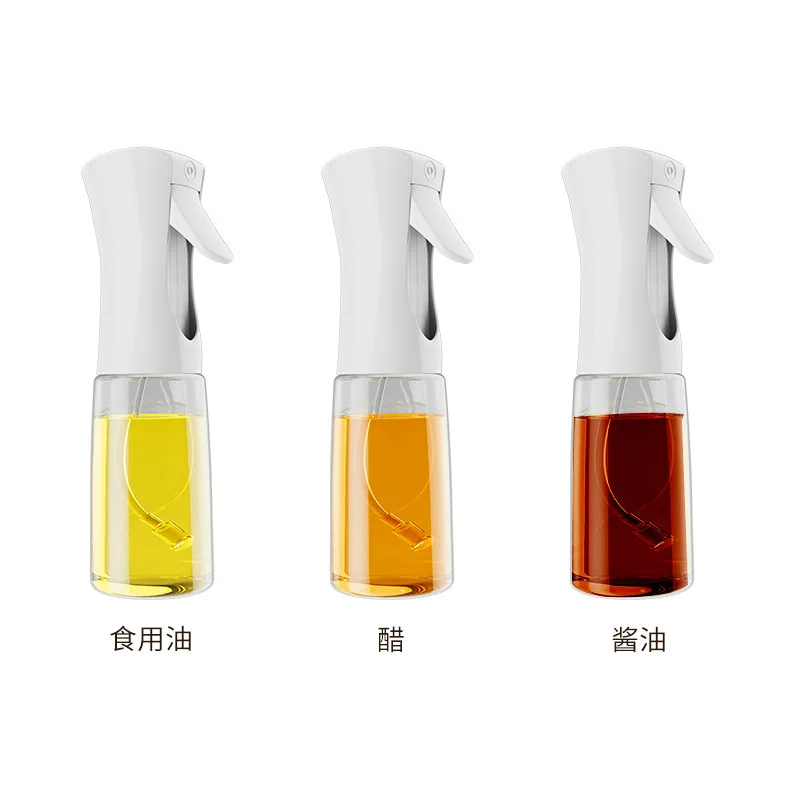 Oil Sprayer Olive Oil Dispenser 200ml Glass Oil Spray Bottle Kitchen Gadgets Accessories for Cooking