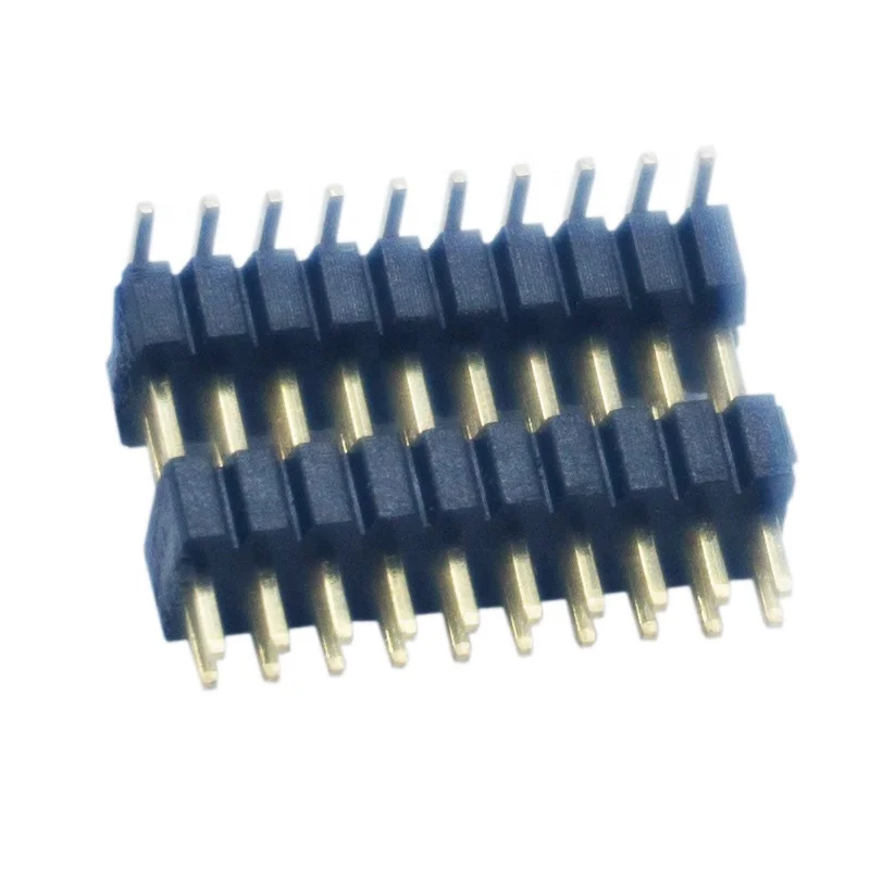 1.0 Pitch Single Double Row 180 90 Degree SMT 1-50 Pin Male Pin Header Connector