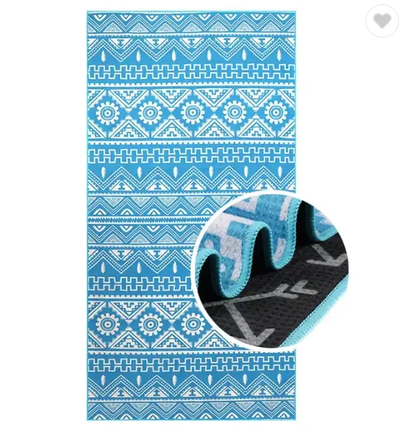 Wuxi Ivy Textile Lightweight Eco-friendly Print Logo Design Sublimated Digital Printed MicroFibre Sand Free Beach Towels