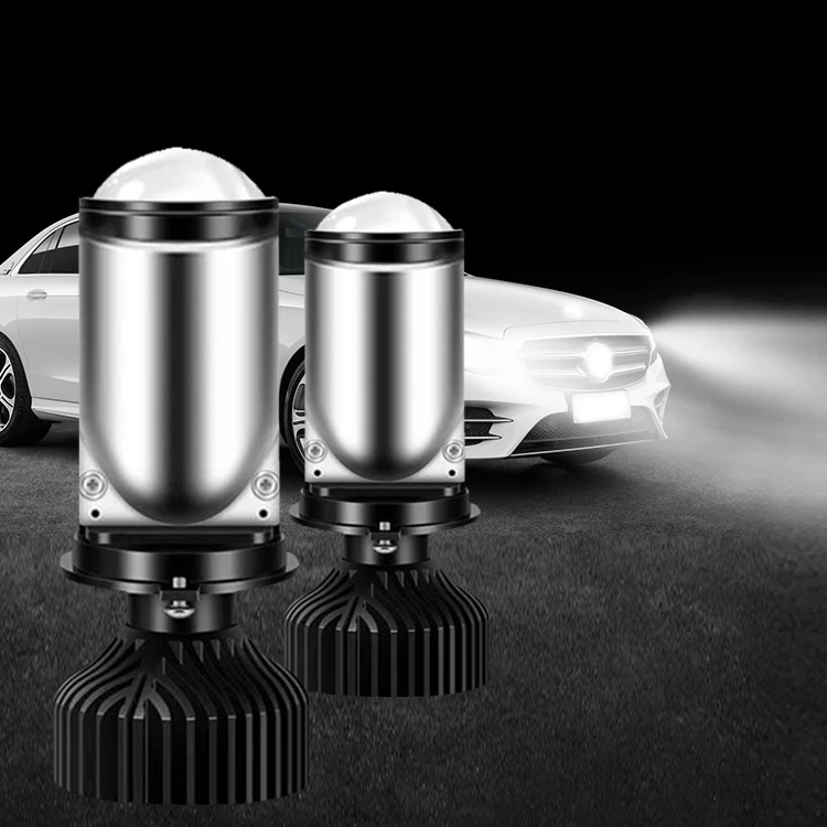 y9 faros led headlight mini lens projector h4 spot light led h4 canbus offroad truck led lamp motorcycle led headlight