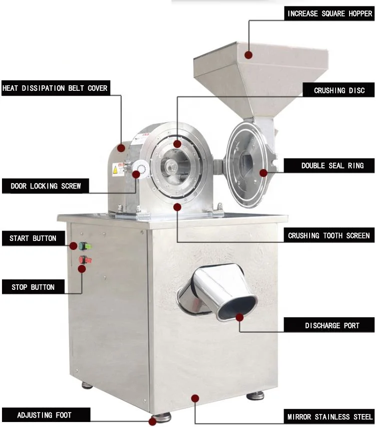 small herb chili tea leaf food turmeric powder grinder cereal grinding wheat machine  price for grinding corn
