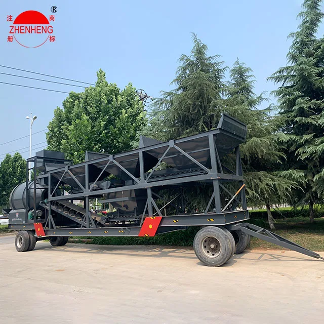 Customizable mobile concrete drum mixing station in Malaysia