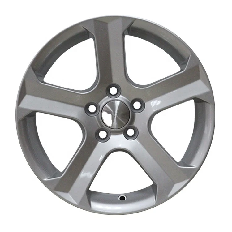#19006 Aluminum Rims Silver Grey15inch 15x6.5J 4x100 4 Holes Five Spokes Star Designed Alloy Wheel For Chevrolet