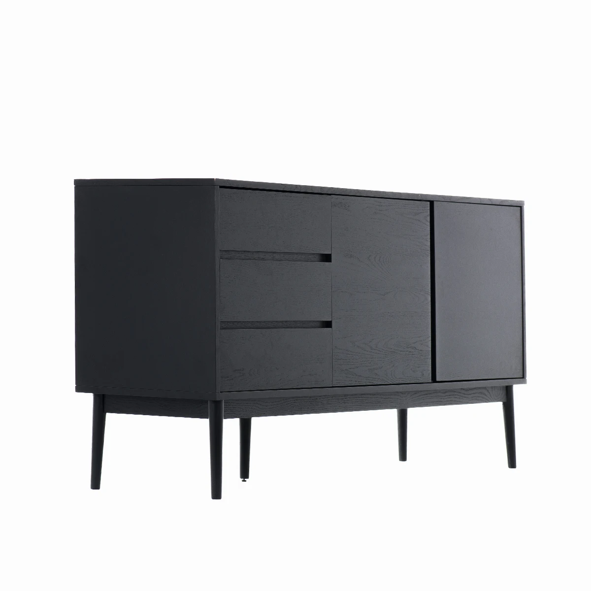High Quality Modern Style Natural Living Storage Cabinet With Drawers Solid Wood Storage Cabinet