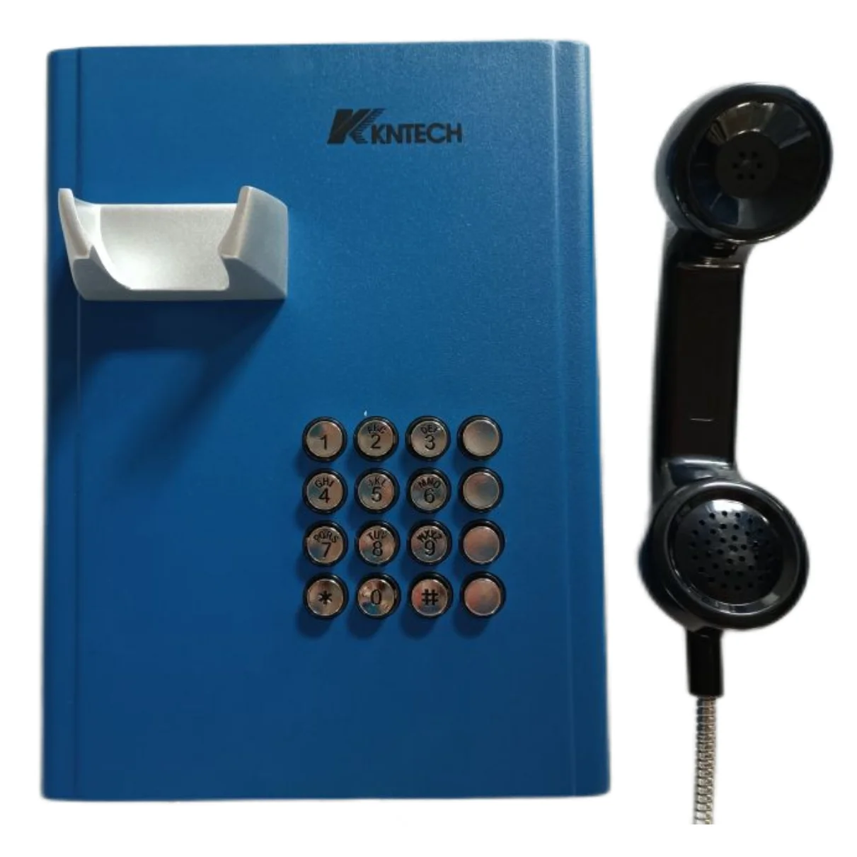 KNTECH KNZD-27 Analog  WaterProof Telephones Blue Version Cold-roll steel sheets Color Weight Material Jail Telephone Banks
