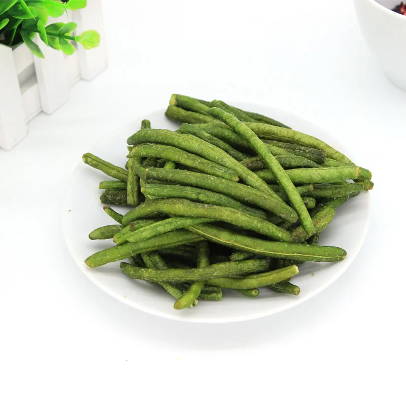 
TTN Best Selling Vacuum Fried Vegetable Green Bean Price 