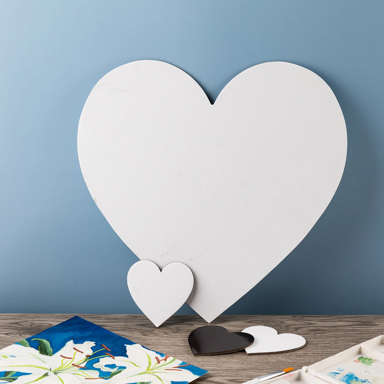 Wholesale Customized Shape Canvas Panel 100% Cotton Stretched Canvas Wooden Framed 280g Professional Artist Canvas Blank