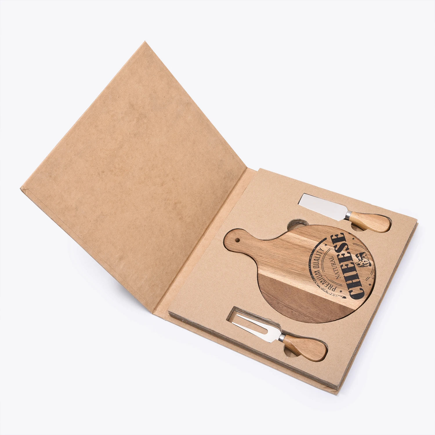 Wholesale Price Cheese Board With Cheese Knife with Customized Packaging