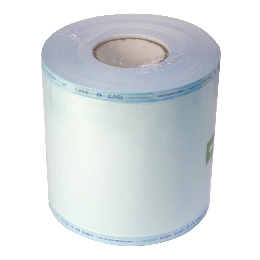 Heat Sealing Medical Autoclave Steam Dental Sterilization Roll Pouch Bag