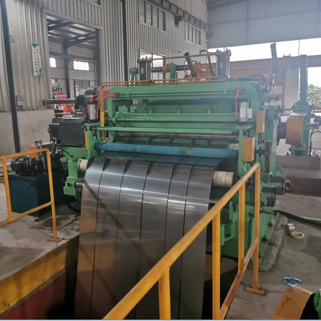 High Level GI Steel Coil 5 Roller Tension Station CR HR Steel Coil Shearing Slitter Machine Manufacturers