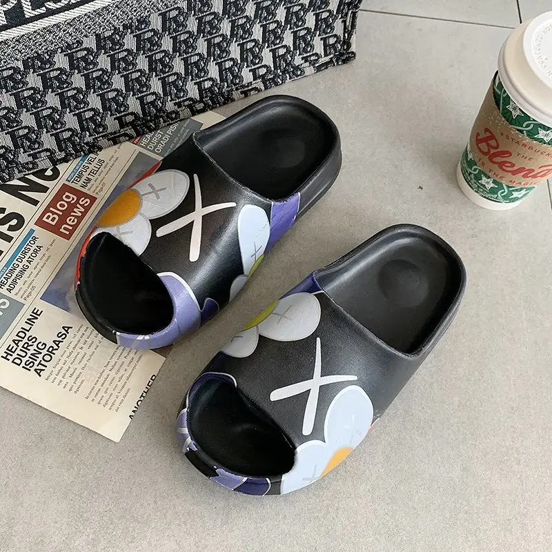 Женские сандалии шлепанцы унисекс дизайнерские Yeezy для взрослых
