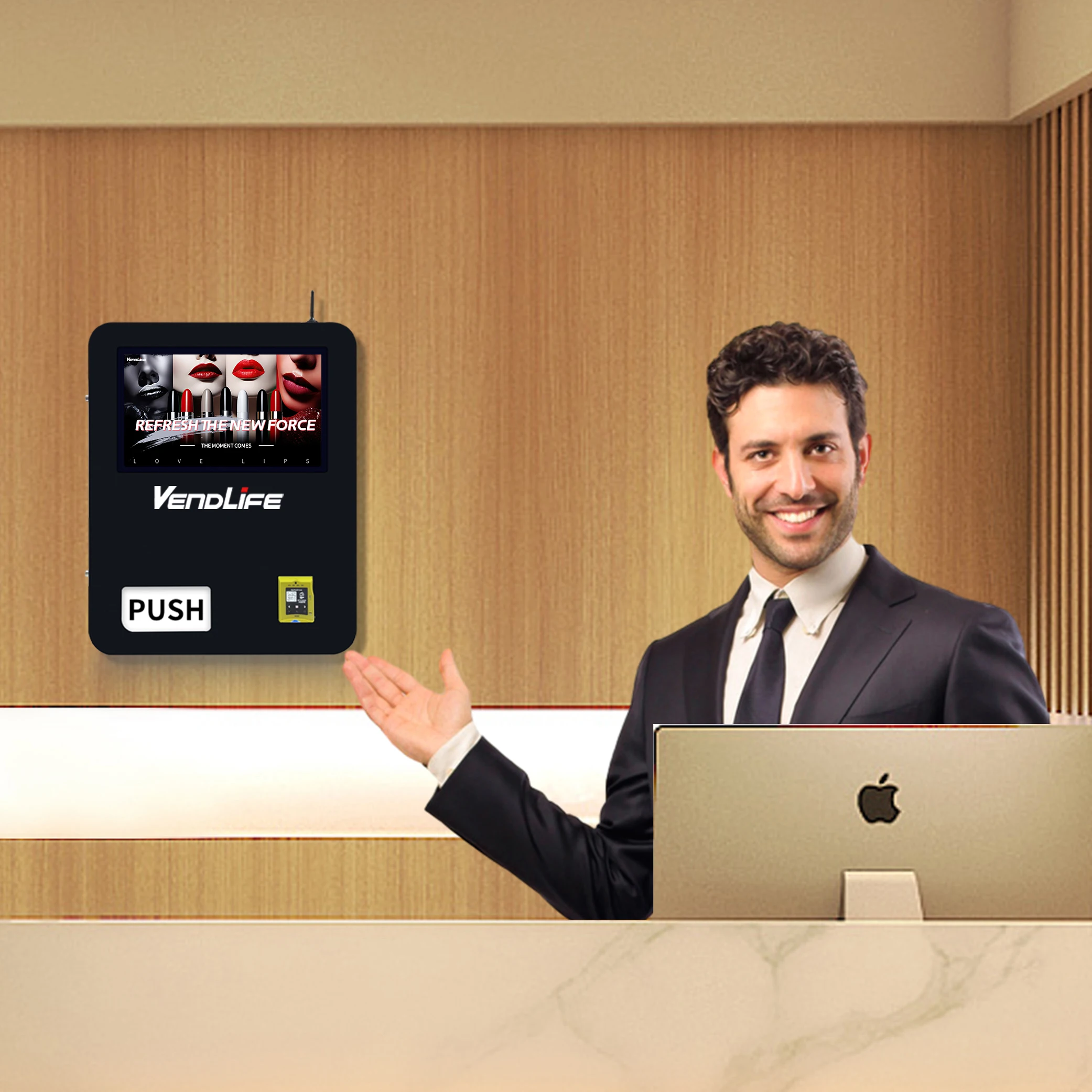 Vendlife Mini Wall Mounted Vending Machine with Cheap Price Small OEM Combo Vending for Foods and Drinks