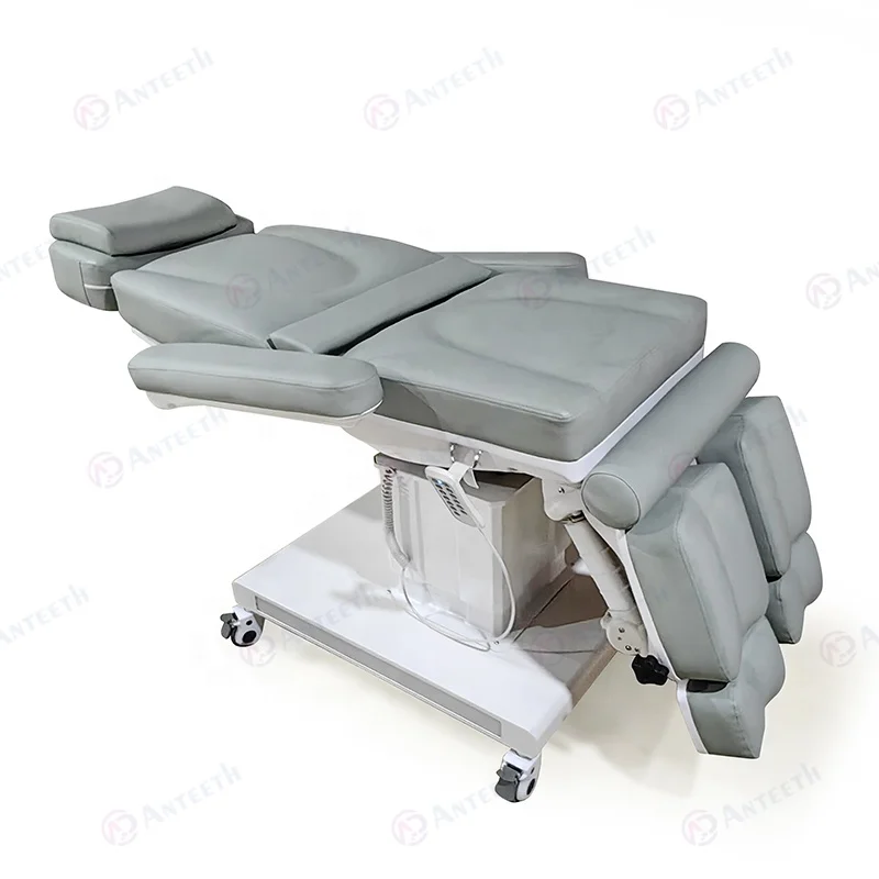 Modern Salon Furniture Split Legs Adjustable Podiatry Armchair Clinical Base With Light Beauty Center Luxurious Beauty Beds