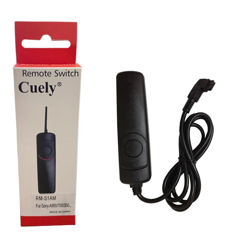 
RM-S1AM Remote Shutter Release Control cord for Sony A900 A850 A700 A580 A560 A550 A500 A450 A350 A300 A200 A100 A77 A65 A57 A55 