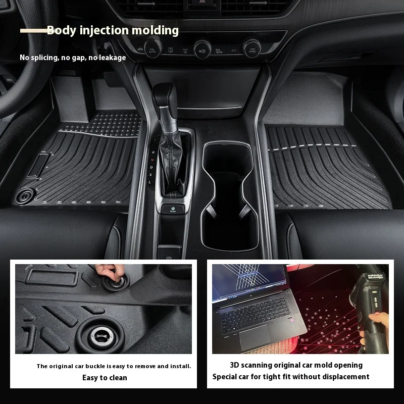 2024 новые автомобильные коврики TPE 3D 5D для 2015 -2024 с правым рулем Ford Ranger RHD всепогодные водонепроницаемые автомобили