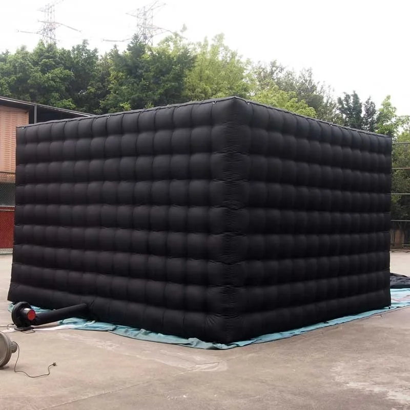 Black Cheap Price Inflatable Cube Dome Tent Outdoor Shade Tents for Sale