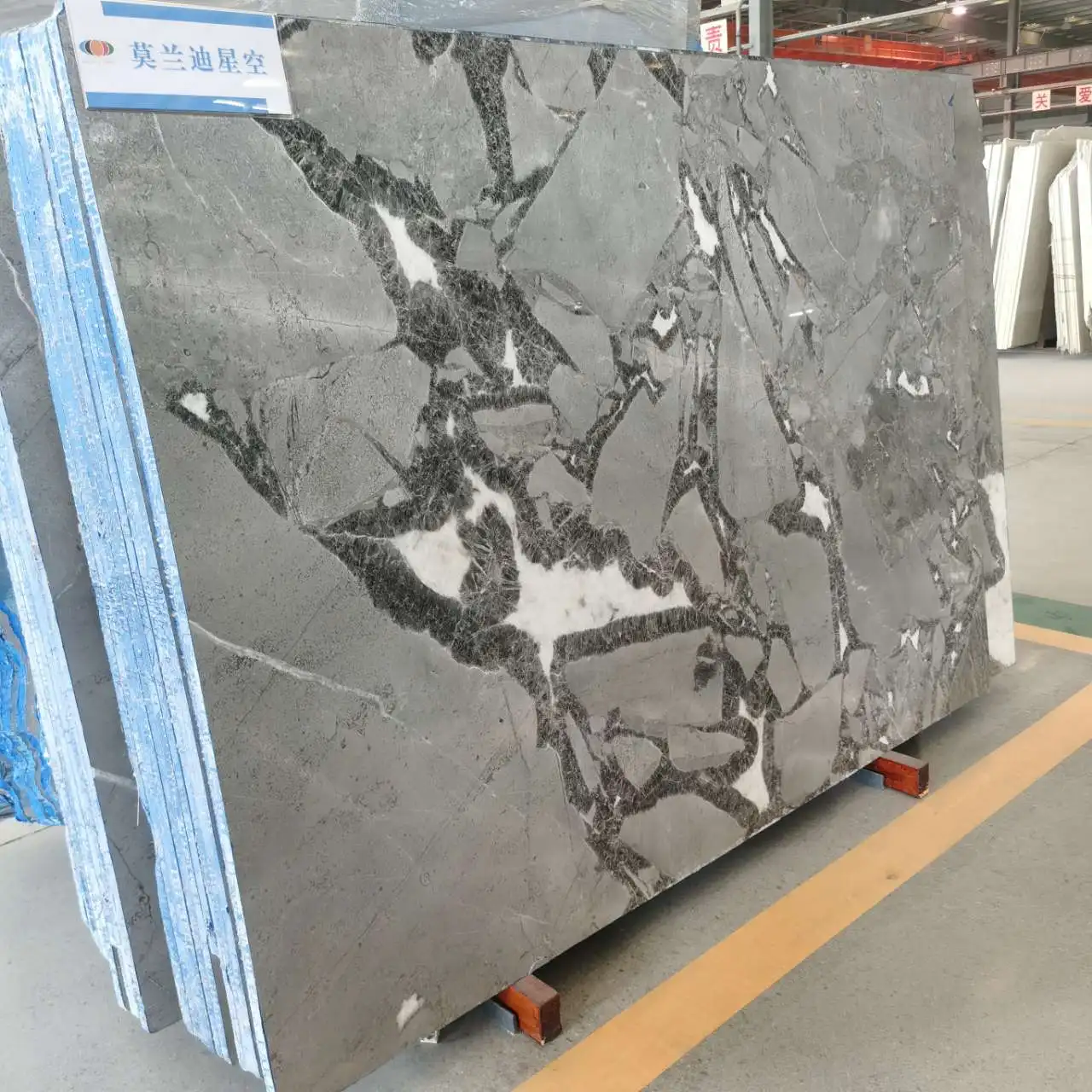 marble light backplate thin slab polished glazed marble look slab wall tiles