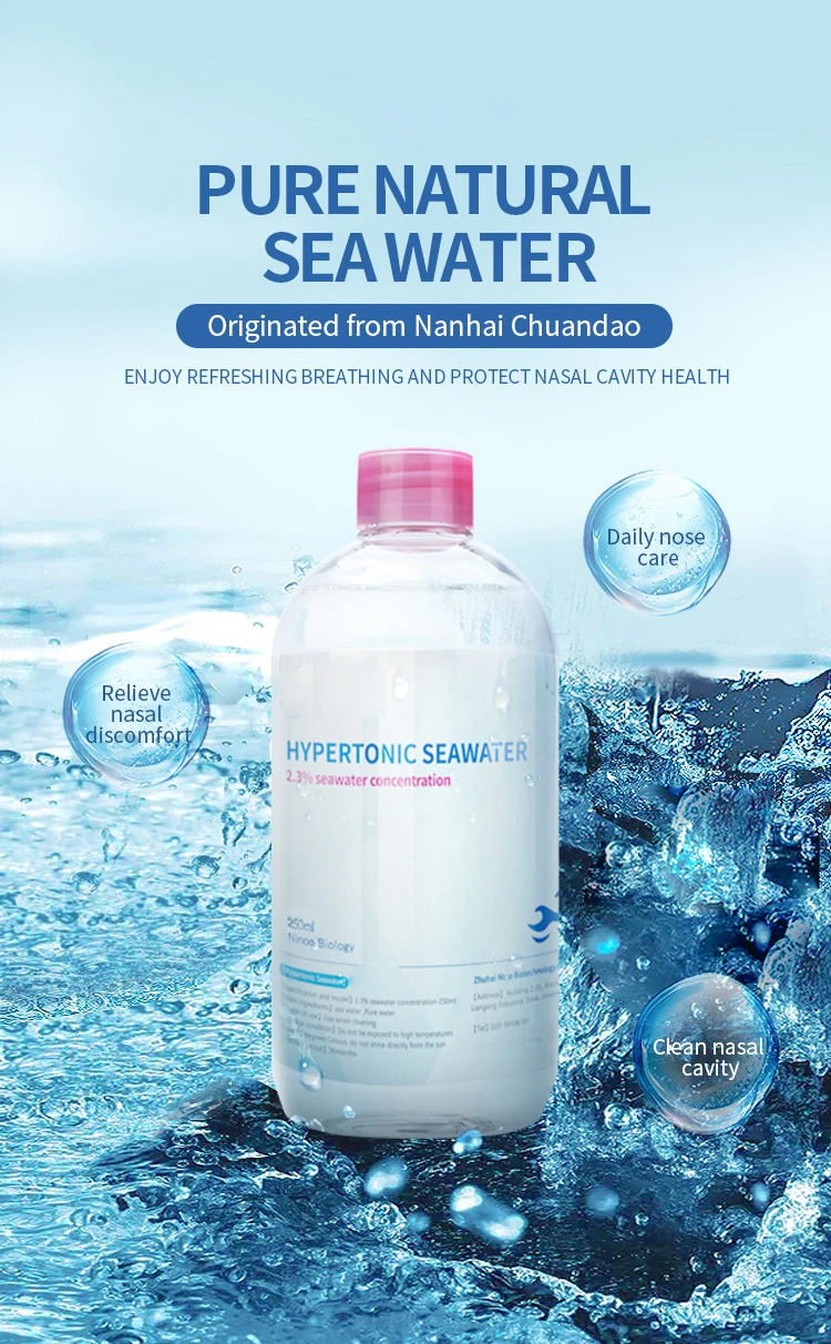 Medical Grade Sterile Saline Solution in 500ML Bottle for Nasal and Wound Care - Isotonic Free for Safe and Effective Use