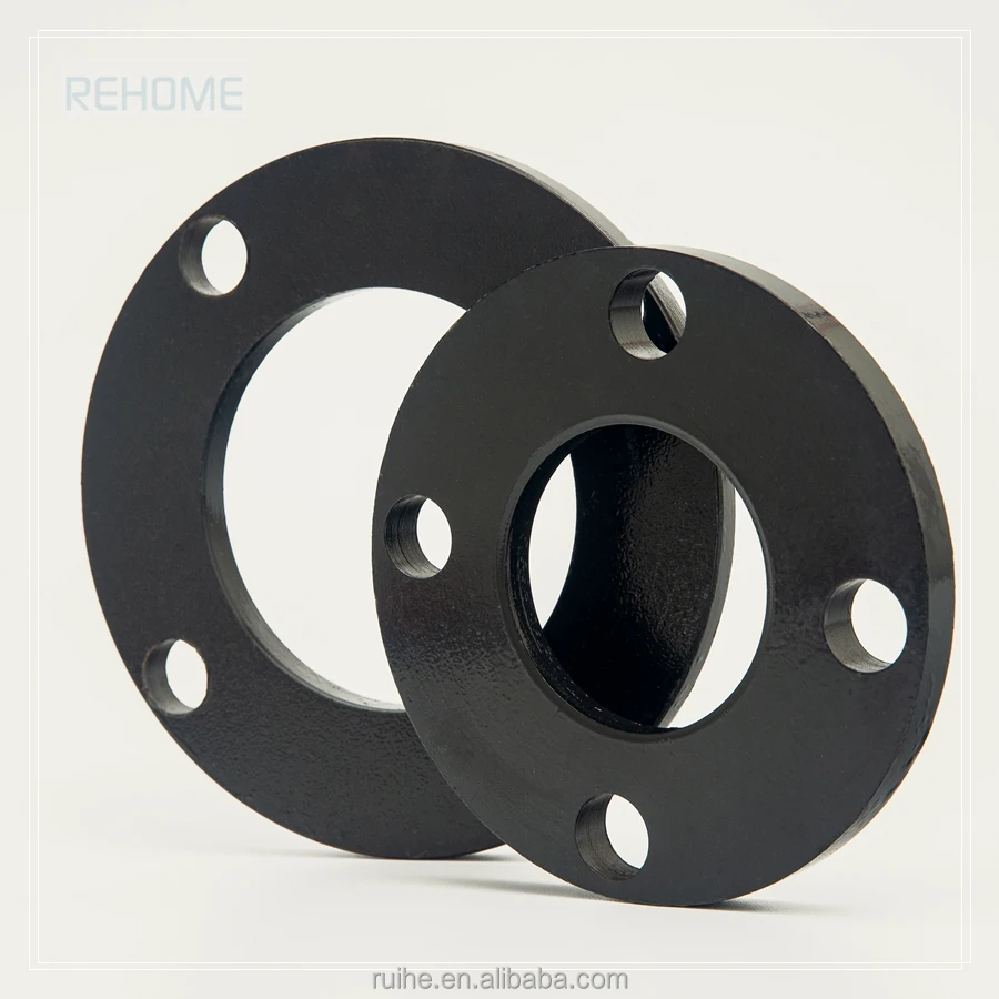 pn16 Hot melt butt fusion pipe steel flange backing ring with hdpe flange adaptor for hdpe pipe