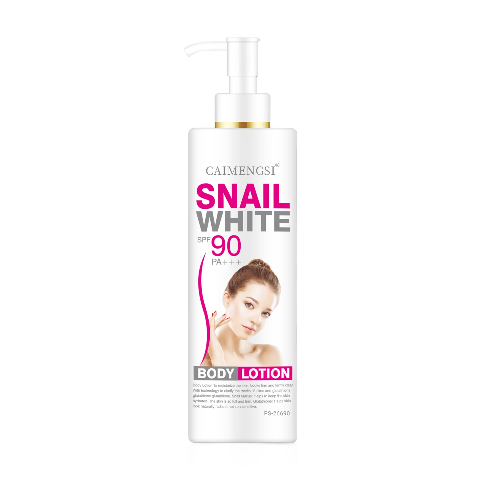 Custom Logo Private Label Snail Hydrating Moisturizing Repairing Nourishing Non Greasy Whitening Body Lotion For Women