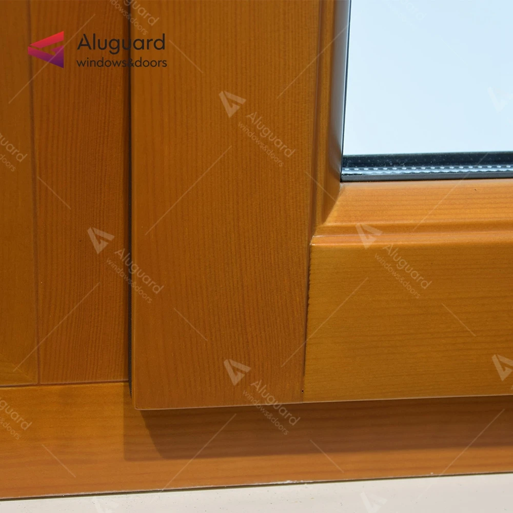 wooden window and door aluminium frame design / aluminium clad wood window