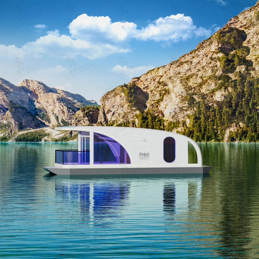 Luban Cabin FH60 8 5 м морской дом современный плавучий для отдыха ресторан лодка вода мобильные дома