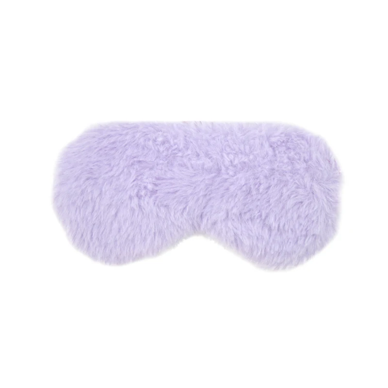 Custom Logo Sleeping Eye Mask OEM Sleep Plush Satin Silk Night Eye Mask Travel Sleep Eye Shade
