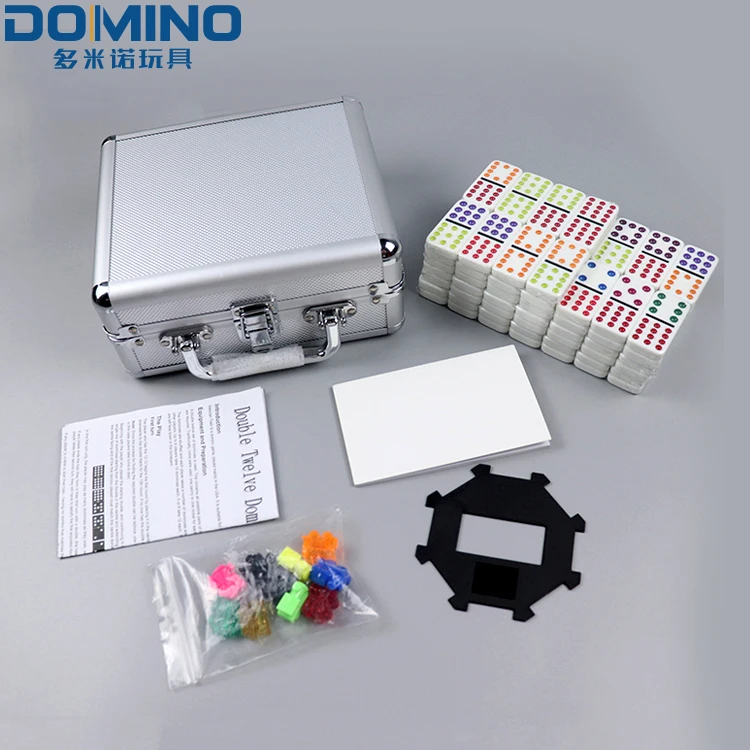 Custom Requirements Print Table Top Jumbo Professional Educational Game Set Plastic Domino