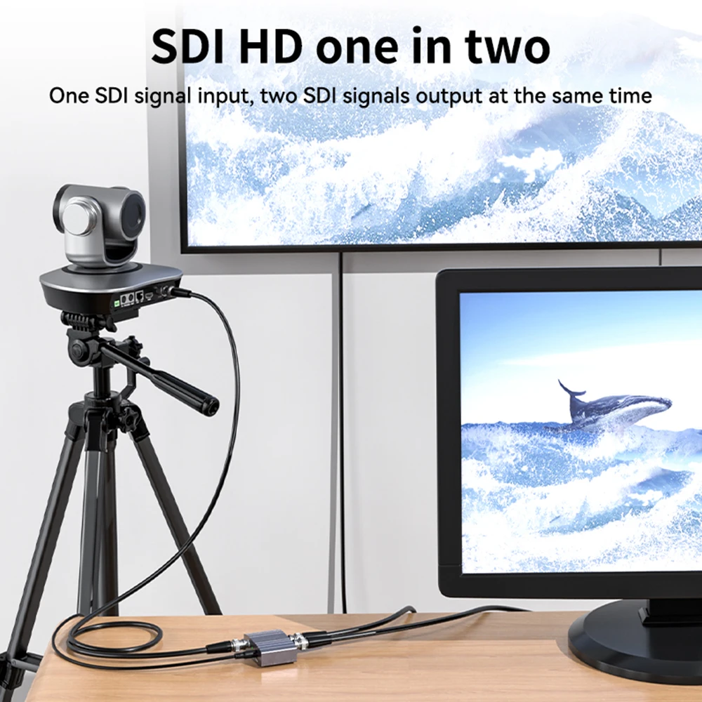 2 порта SDI дистрибьютор с высоким разрешением 1080p HD vision Поддержка аудио и видео захвата