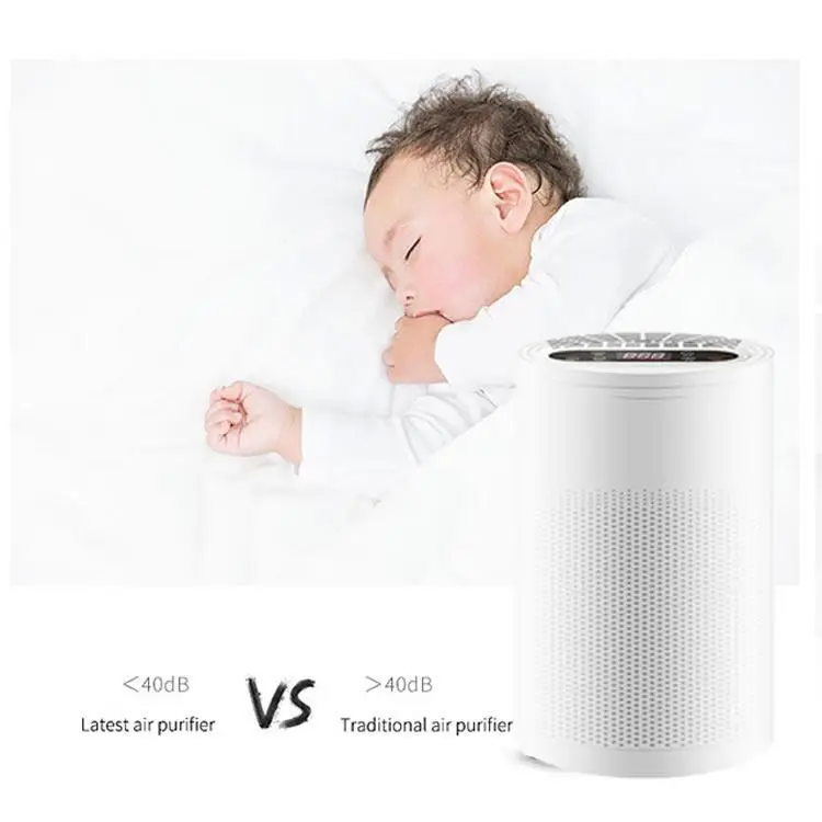 
Korea 100M2 Electric Portable Real App Control Negative Ion Desktop Air Purifier Ionizer 