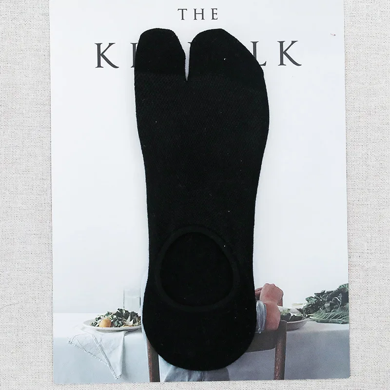 Summer Casual Men No Show 2 Toe Flip Flop Socks