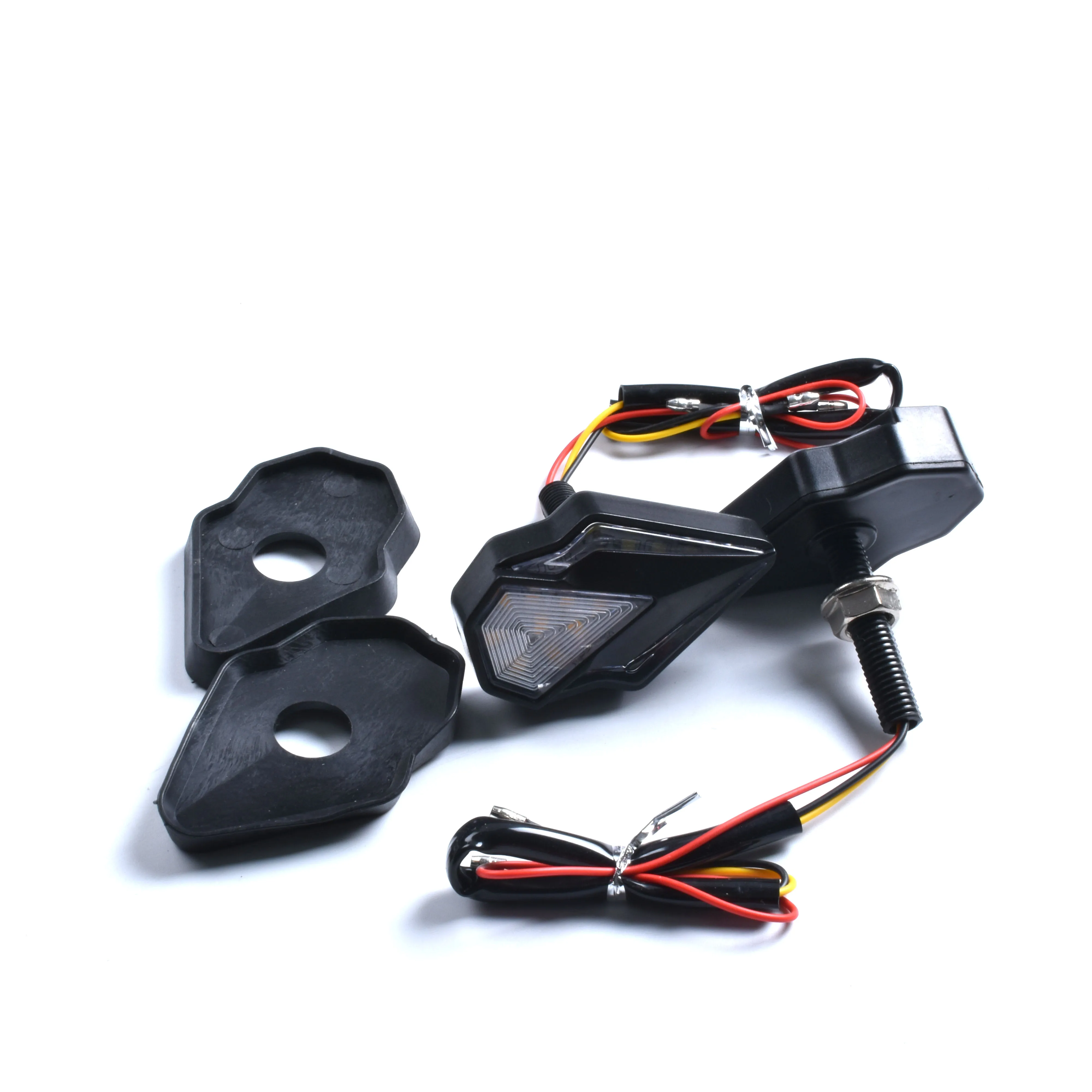 Warning Yellow Light General Indicator LED Turn Signal Motorcycle DC 12V Spirit Beast Body Lamp L23 Bicycle Color Signal Line