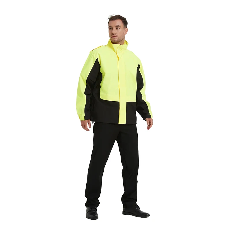 Custom Light Weight Waterproof Rain Suit Waterproof Breathable RainCoat Water Resistant Suit Regular Rainsuit