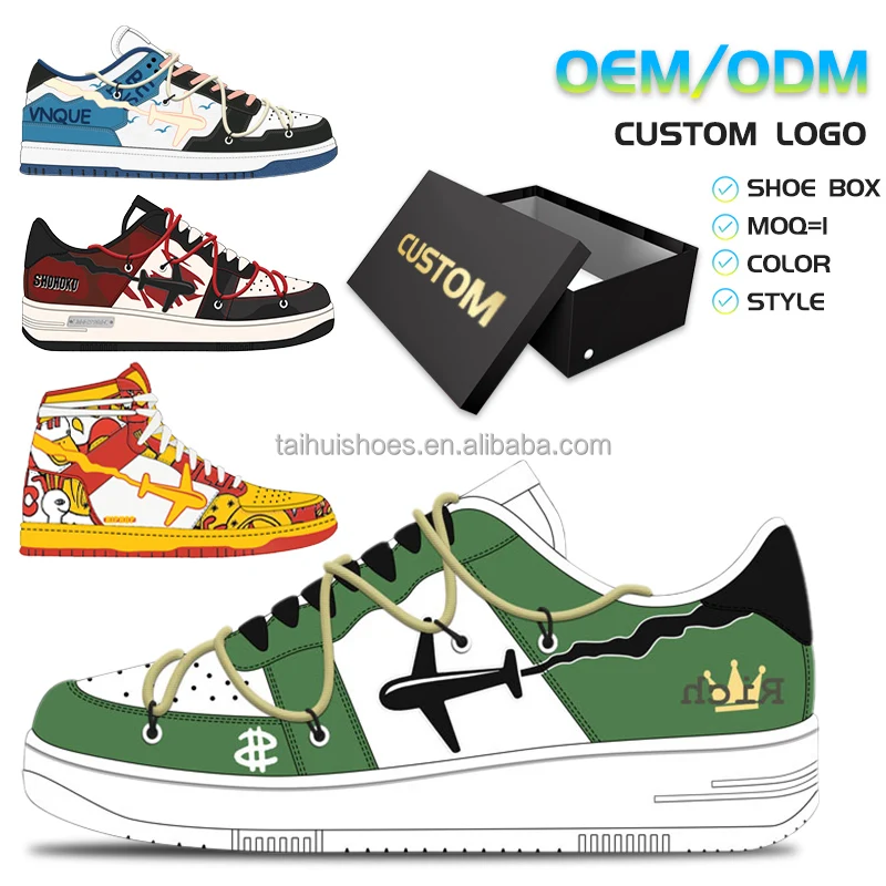 Wholesale OEM Sports Shoes Custom Manufacturers Zapatillas Basketball Shoes For Men Non-slip Casual Sneakers Custom