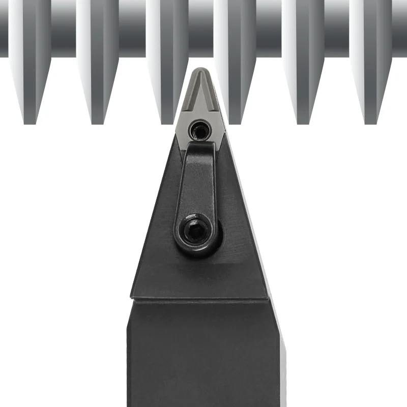 CNC lathe 30Degree Single Tooth Groove V-Groove Pulley External Grooving Turning Toolholders